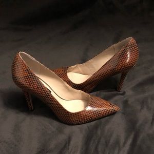 Snake Print White House Black Market Heels